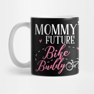 Bike Mom and Baby Matching T-shirts Gift Mug